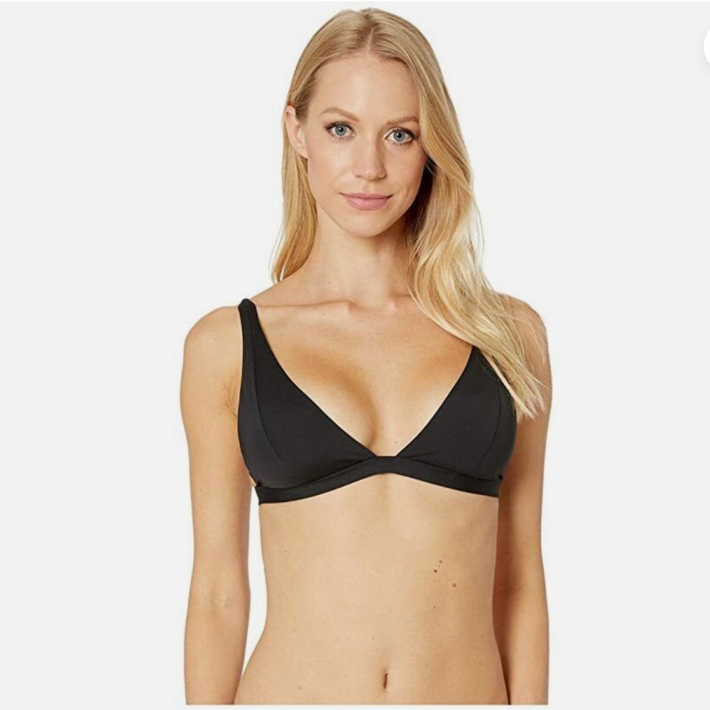 L*Space Womens Black Nina Top Size D